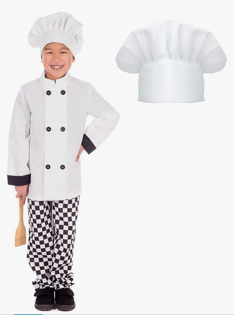 Fun Shack Kids Chef Costume in size M (medium)