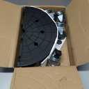 NOAMOO 14 Inch Plant Caddy with Wheels Outdoor Indoor, Rolling Plant Stand for 400lb Heavy Duty Flower Pots, Round Plant Rollers Lockable Potted Planter Dolly, Black