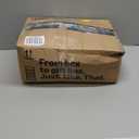 Cheer Collection Faux Fur Bolster Pillows  Soft Decorative Cylinder Pillows for Bed or Couch, Machine Washable  8 x 24, Set of 2, Gray