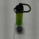 Farsea Insulated Water Bottle With Paracord Handle, Protective Silicone Boot and 2 Lids (Straw Lid & Spout Lid), Stainless Steel Water Bottle Wide Mouth, Double Wall Sweat-Proof BPA-Free, 24 oz (Neon)