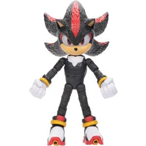 Sonic The Hedgehog  5-Inch Shadow Action Figure  20+ Points of Articulation  Official Collector Toy  Boys & Girls Ages 3+