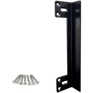 AOZULIJI Door Latch Guard Plate, 12” Latch Guard Plate Cover – Cover The Latch Gap Between Door and Door Frame Protect Against Forced Entry, Outswing Door Security Protector, Heavy Duty (12”)