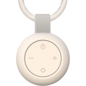 Portable Baby Sound Machine [White Noise for Babies Kids Adults][Timer Function][12 Soothing Sounds][Sleep Soother] 15 Hours Battery Life, Travel, Registry, Gifts, Shower, Clips on Baby Stroller (Putty)