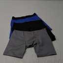 Hoolerry 3 Pcs Youth Boys Compression Shorts Athletic Underwear Sports Performance Boxer Briefs Spandex Underwear for Running (Medium, Black, Gray, Navy Blue)
