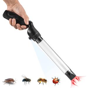 2026 Upgraded Bug Vacuum Catcher with Long Nozzle LED Light,Insect Spider Trap for Adults & Kids,Cordless Handheld Pest Suction for Beetles,Ants,and Small Insects,Humane Catch and Release