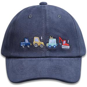Kids Boys Girls Embroidered Baseball Caps Baby Sun hat Toddler Dinosaur Trucker Hats Summer Hats3-8years