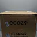 ecozy Nugget Ice Maker Dispenser Countertop, 2-in-1 Pebble Ice Machine & Water Dispenser with App Control, Sonic Crushed Ice Makers with Self-Cleaning, TDS Monitor, Measured Dispensing, 33 Lbs/Day