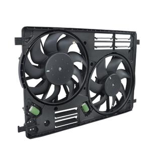 Radiator Cooling Fans Assembly Replacement for Lincoln MKC 2015-2016 Replacement for Ford Escape 2017-2019 FO3115215 621574 EJ7Z8C607H