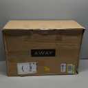 Away Carry-On Luggage, Lightweight Hardside Suitcase with Spinner Wheels, 22 Inch Airline Approved, TSA Lock, Jet Black