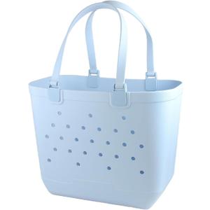 Beach Tote Bag, Waterproof Sandproof Rubber Beach Tote Bags For Women