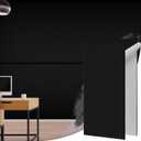 Woven Sound Acoustic Slat Wall Panels, High Density, Sound Dampening, Decorative Noise Blocker Felt Wall Tiles for Ceilings, Home Office & Gaming Room (Black), 47.2x23.6x0.8 Inch (2 Pack, 47.223.6 inch, Slat, Black)