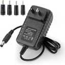 5V 1A 2A Charger for Record Player Power Cord fit for Vinyl Suitcase Turntable Player VSC-550BT VSC-550BT-BK Vintage 3-Speed dc 5v Power Cord