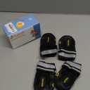 QUMY Dog Shoes for Large Dogs, Medium Dog Boots & Paw Protectors for Winter Snowy Day, Summer Hot Pavement, Water-Resistant in Rainy Weather, Outdoor Walking, Indoor Hardfloors Skid-Resistant Sole (Size 4: 2.2''x2.6''(W*L) (Pack of 4))