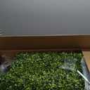 Azoco 4ft Artificial Boxwood Topiary Trees (Set of 2) - UV Resistant Faux Plants Outdoor, Realistic 48in Fake Potted Bushes and Shrubs for Front Porch, Planter, Patio - Low Maintenance & Evergreen