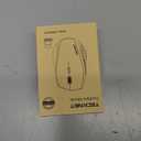 TECKNET Bluetooth Mouse, [ USB + BT1 + BT2 ] Wireless Mouse for Laptop, Silent Click, Ergonomic Design, 4800 DPI Computer Mice Wireless, Dual Mode for Laptop, Computer, iPad, MacBook (Black)