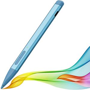 Slim Pen 2 for Microsoft Surface with 4096 Pressure, Eraser & Right-Click, Palm Rejection,Graphite Nib,for Surface Pro 12/11/10/9/8/7/6/5/4/X,Surface Go 4/3/2,Book 3/2/1,Laptop1-6,Surface Studio 2+/2 (Blue)