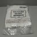 Leelosp 100 Pieces Gauze Mask Large Precut Gauze Face Masks Soft Pads White Net Natural Spa Skin Paper Sheet for Home Beauty Salon DIY Mesh Face Care Beauty Salons