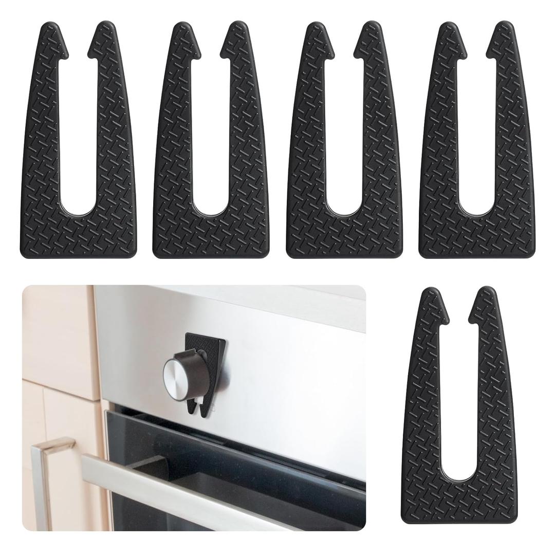 4 Pack Stove Knob Locks,Gas Stove Knob Lock for Baby Safety,Child and Pets Safety Guards,Prevent Children or Pets from Accidentally Turning on Gas Stove