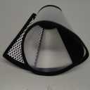 Plastic Pet Recovery Collars & Cones for Dogs and Cats After Surgery Adjustable Dog Neck Cone Surgical Elizabeth E-Collar Prevent Biting and Stop Licking Wound (M) (M (Neck: 12.1-13.4 in))