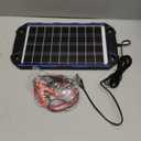 SUNER POWER Waterproof 12W 12V Solar Battery Charger & Maintainer Pro, Builtin UltraSmart MPPT Charge Controller, 12 Volt Solar Panel Trickle Charging Kits for Car Automotive Boat Marine RV Trailer