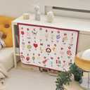 Magnetic Car Sun Shade Curtain for Side Window  Sun Blocker and UV Protector for Baby, Kids, and Pets  Universal Fit with Built-in Magnets for Steel-Framed Door (Magnet-New Alphabet)