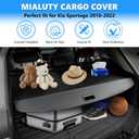 MIALUTY® Cargo Cover for 2017-2022 Kia Sportage Retractable Trunk Cover Sportage Accessories Anti-Peeping Anti-Theft Privacy Screen,Trunk Luggage Shield Shade Carbon Fiber Texture