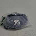 YMING Women Long Sleeve V Neck Dress Denim Button Down Maxi Dress Slouchy Shift Dresses with Pockets Denim Dark Blue XL