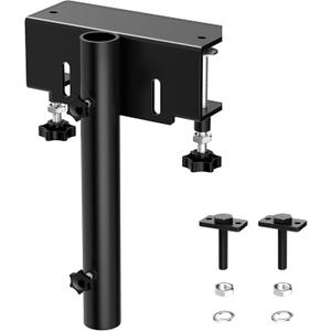 Truck Flag Pole Mount Holder Universal for Pickup Bed,No Drilling Truck Flagpole Mounting Bracket fits Up to 1.2" Pole