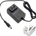 24V Quick Adapter Charger for Snow Joe&Sun Joe 24V Lithium Ion Battery, 24VCHRG-QC iON+ Charger for Models iBAT24 &24BAT Series Batteries, iBAT24-LT, iBAT24-XR, 24VBAT-LTE, 24VBAT-XR Power Supply Cord PSU