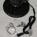 Adiding 200W LED High Bay Light, Wattage Adjustable UFO LED Warehouse Lights 0-10V Dimmable 100-277V Bright Barn Lights 5000K with US Plug for Shop, Workshop, Factory, Gym, DLC ETL UL Listed 120W 150W