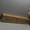 VIVOSUN Outdoor Handrail, 3 Step Stair Handrail, 40" x 36" Fits 1 to 3 Steps, Wrought Mattle Iron Stair Railing with Curved End and Balusters for Concrete Step, Porch Steps, One-Step Assembly, Black