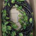 Faux Greenery Stems Branches for Vases, 4 Pcs Realistic Ficus Branches Fake Eucalyptus Stems, Twig-Style Fake Plants for Vase Fillers, Centerpieces, and Home Decor