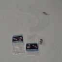 Gonice 2 Pack 3 Tier Clear Acrylic Display Riser, Half Moon Cupcake Stand, Perfume Organizer, POP Figures Display Shelf, Graduation Party Display Riser, Birthday Party Decoration