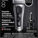 Braun Series 8 8567cc Electric Razor for Men, 4+1 Shaving Elements & Precision Long Hair Trimmer, 5in1 SmartCare Center, Close & Gentle Even on Dense Beards, Wet & Dry Electric Razor, 60min Runtime