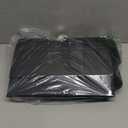 Trunk Organizer for Car, SUV Trunk Organizer Leather Storage, Cargo Box-Automotive Consoles Organizers-Multi-Compartment Adjustable Auto Grocery Home Storage Box (Medium, Black)