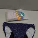 Neione Period Underwear Menstrual Panties Comfortable Modal Bikini Cheeky Briefs for Women Girls (X-Large, 5-pk Galaxy)