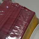 PerKoop 100 Set 5 x 7 Laser Cut Wedding Invitation with Envelopes and Wax Seal Stickers Blank Pocket Invitation Cards Kit for Wedding Bridal Shower Engagement Invite(Scarlet) (Burgundy)