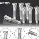 12 Pcs M14x1.5 Front or Rear Wheel Lug Stud Replacement for Chevrolet Silverado Tahoe Express GMC Sierra Yukon Cadillac Hummer 10-428, 11588810, 15037207, 15112380, 15718996
