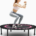 HYD-Parts 40inches Trampoline with 32pcs Bungee Cords 30x14x3.5inch, Pink