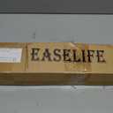 EaseLife 6 FT Brushed Nickel Sliding Barn Door Hardware Track Kit,Straight Pulley,Heavy Duty,Slide Smoothly Quietly,Easy Install (6FT Track Kit for 30"~36" Wide Single Door)