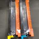 2 Packs Compatible Replacement Toner Cartridge, Blue and Yellow