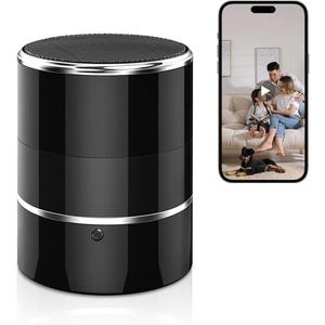 Hidden Spy WiFi Camera in Bluetooth Speaker with 240 Viewing Angle,Hd 1080P,Wireless Security Cameras,Nanny Cams Phone App,Motion Activated for Home Offices Store(2.4G /5G)