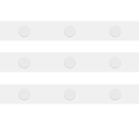 Three by Three Seattle 28 x 2.5 Inch Metal Strip Frameless Magnetic Bulletin Board (3 Pack) with 15 Large Magnets for Memos, Photos, Lists, and More in Office, Home, or School Décor (White)