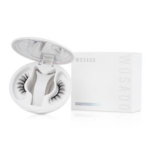 WOSADO Magnetic Eyelashes with Applicator Kit, No.17 Ice Black, Reusable Magnetic Lashes without Eyeliner, Glue-free False Lashes, Waterproof, Lightweight, Suit for Heavy Makeup (1 pair (Pack of 1))