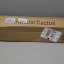 Artificial Cactus 31 INCH Tall Fake Cactus Plants Faux Cacti Saguaro with Planter for Indoor Outdoor Home Office Shop Garden Decoration