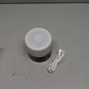 Security Camera with Bluetooth Speaker and Night Light  160 Rotating Camera, 1080P Indoor WiFi Camera for Home Security, Motion Detection, App Control, Local & Cloud Storage (White)