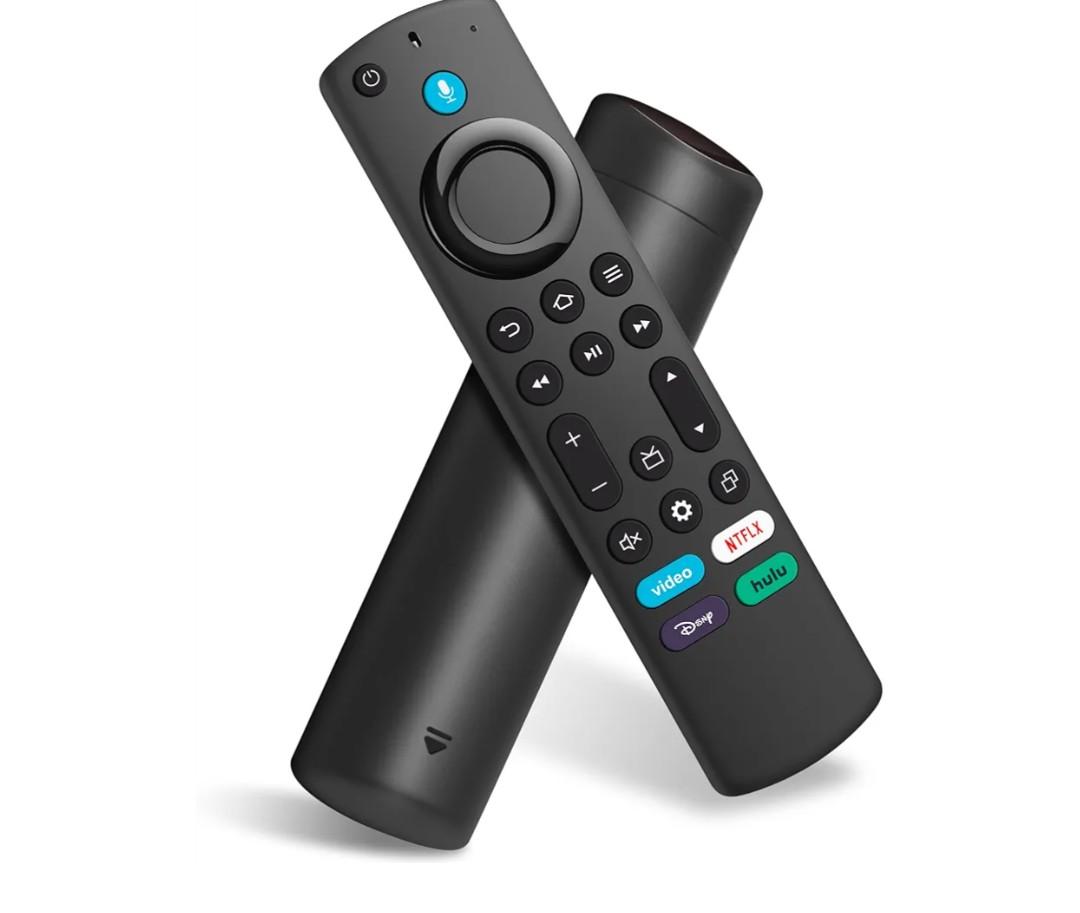 Replacement Voice Remote Control for All-Insignia-FireSeries & TV Stick(2nd/3rd Gen/4K Select/Plus/Lite/4K Max)/NS-RCFNA-21 Remote for Pioneer/Hisense/Omni-FireSeries Smart TV 3rd Gen and Cube