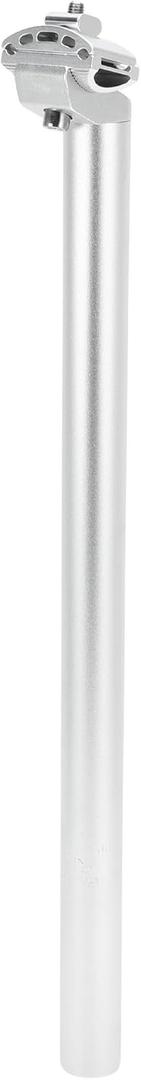 Bike Seat Posts 30.4x500mm Bike Saddle Post Seat Tube Aluminum Alloy Silver Tone Adjustable with Fixing Clip