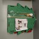 KAQJW Christmas Detachable Felt Cat Bed Condo Shelter House for Indoor Use - Easy to Assemble, Durable and Warm Funnest - Cozy Shelter with Built-in Scratching Board and Bonus Cat Toys