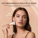 DUcare Angled Foundation Brush for Flawless Makeup Application Professional Liquid, Cream Powder Foundation Brush with Dense Bristles - Contoured for Precise Blending and Buffing